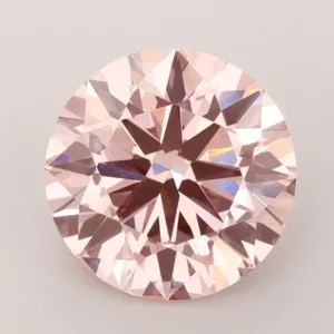 3 Carat Round Fancy Intense Pink VS2 Lab Diamond