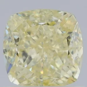1.2 Carat Cushion Brilliant Fancy Light Yellow VS2 Natural Diamond