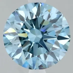 2.1 Carat Fancy Vivid Blue VVS2 ROUND Lab Diamond