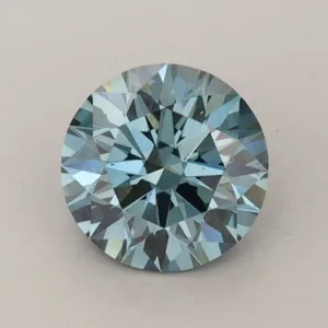 1.25 Carat Round Fancy Vivid Blue VS2 Lab Diamond