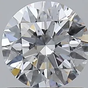 0.96 Carat D SI1 ROUND Diamond
