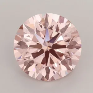 3.01 Carat Round Fancy Vivid Pink VS2 Lab Diamond