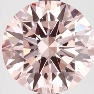 2.6 Carat Round Fancy Pink VS2 Lab Diamond