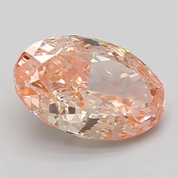 1.71 Carat Fancy Vivid Pink VVS1 OVAL Lab Diamond