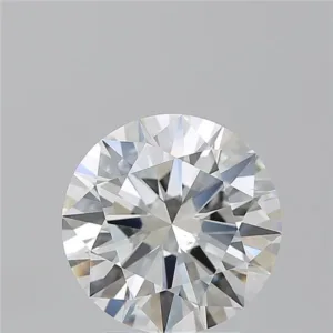 3.08 Carat Round H SI1 Natural Diamond