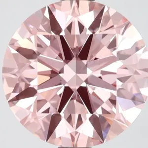 2.53 Carat Round Fancy Intense Pink VVS2 Lab Diamond