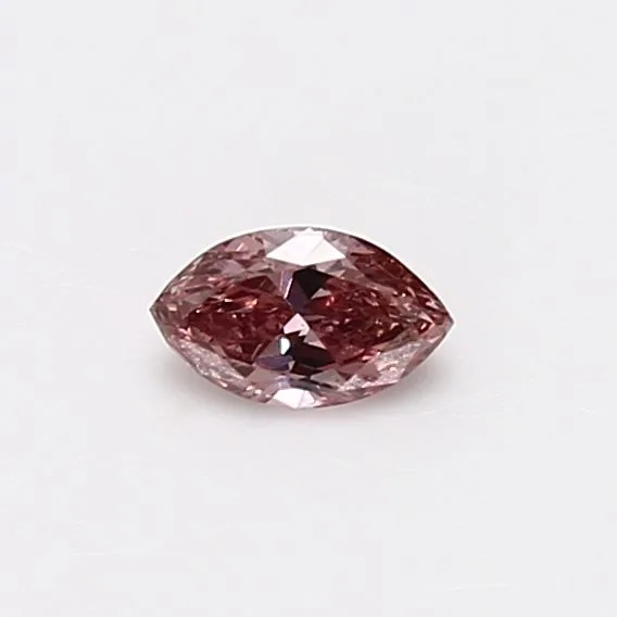 0.25 Carat Marquise Fancy Intense Pink SI1 Natural Diamond