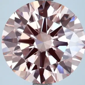 3.07 Carat Round Fancy Pink VS1 Lab Diamond