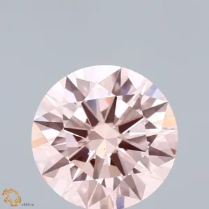 3.09 Carat Round Fancy Intense Pink VS1 Lab Diamond