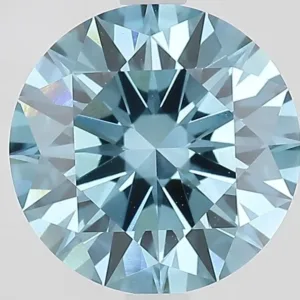 2.65 Carat Fancy Vivid Blue VS1 ROUND Lab Diamond