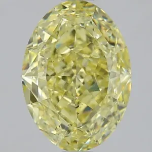 2.51 Carat Oval Fancy Yellow SI1 Natural Diamond