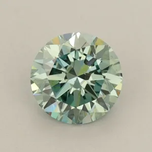 0.79 Carat Round Fancy Intense Green VS2 Lab Diamond
