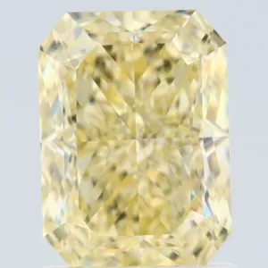 1.55 Carat Radiant Fancy Yellow VS1 Natural Diamond