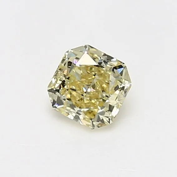 0.5 Carat Radiant Fancy Yellow I1 Natural Diamond