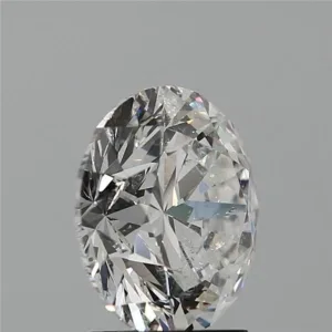 3.07 Carat Round G SI2 Natural Diamond
