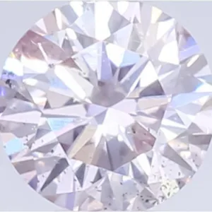 0.28 Carat Round Very Light Pink Natural Diamond