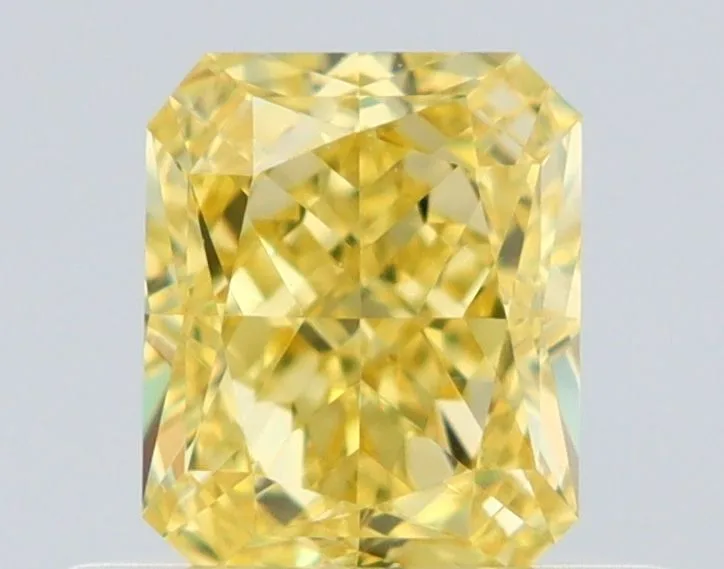 0.55 Carat Radiant Fancy Intense Yellow VS1 Natural Diamond 1 0.55 Carat Radiant Fancy Intense Yellow VS1 Natural Diamond