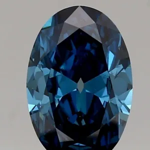 1.32 Carat Fancy Vivid Blue VS2 OVAL Lab Diamond