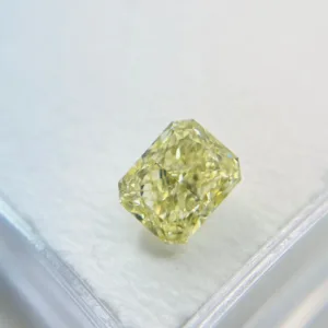 1.07 Carat Radiant Fancy Light Yellow VS2 Natural Diamond
