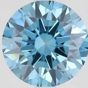 1.92 Carat Fancy Vivid Blue VVS2 ROUND Lab Diamond