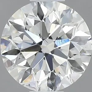 0.6 Carat Round H SI1 Natural Diamond