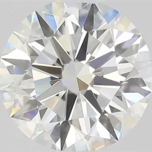 0.41 Carat Round H VVS1 Natural Diamond