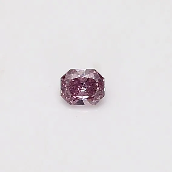 0.08 Carat Radiant Pink Natural Diamond