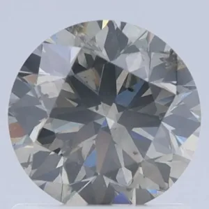 1.04 Carat Round Fancy Dark Gray I1 Natural Diamond