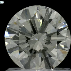 0.88 Carat Round N SI1 Natural Diamond