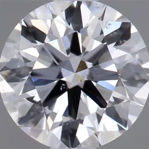 0.61 Carat Round E SI2 Natural Diamond