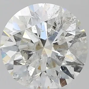 2.51 Carat Round H SI2 Natural Diamond