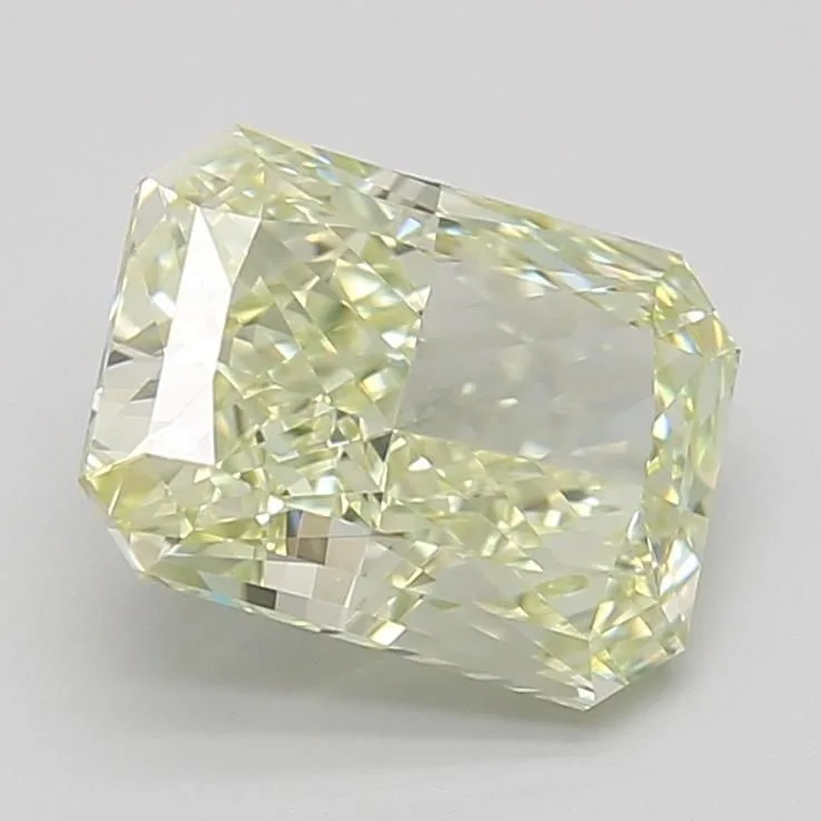 2.5 Carat Fancy Light Yellow IF RADIANT Lab Diamond