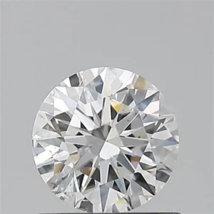 0.6 Carat Round F SI2 Natural Diamond