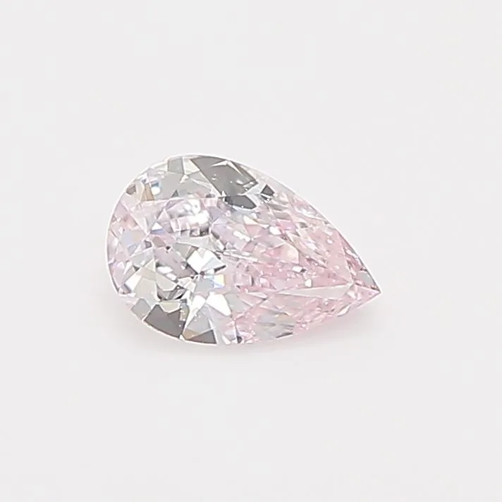 0.31 Carat Pear Fancy Pink SI1 Natural Diamond
