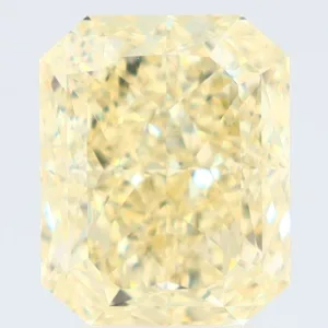 5.06 Carat Radiant Fancy Light Yellow VS2 Natural Diamond