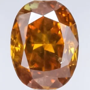 0.6 Carat Oval Fancy Deep Brown Natural Diamond