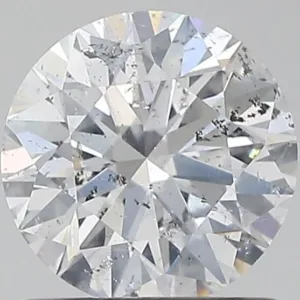 0.96 Carat Round F SI2 Natural Diamond