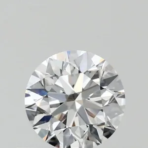 0.38 Carat Round F VVS2 Natural Diamond