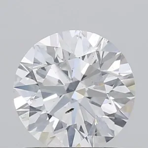 0.9 Carat Round D SI2 Natural Diamond