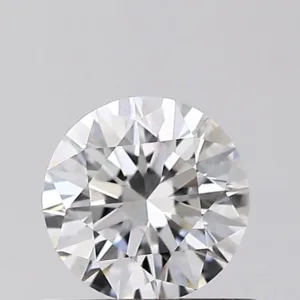 0.59 Carat Round E VVS2 Natural Diamond