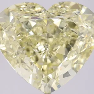 3.01 Carat Heart Fancy Yellow SI1 Natural Diamond