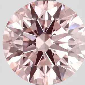 2.54 Carat Round Fancy Pink VS1 Lab Diamond