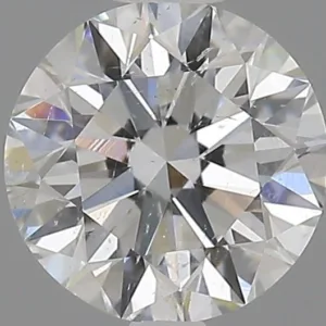 0.7 Carat Round F SI2 Natural Diamond