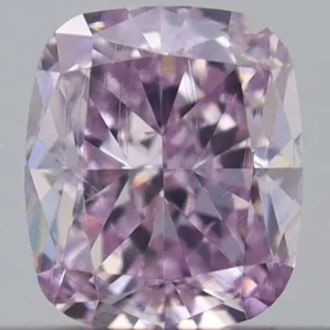 0.25 Carat Cushion Brilliant Fancy Purple VS2 Natural Diamond