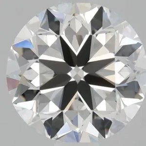0.9 Carat Round D VVS2 Natural Diamond