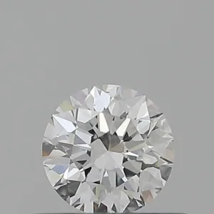 0.42 Carat Round F SI1 Natural Diamond