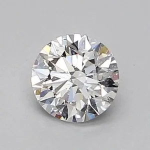 0.34 Carat Round D VS2 Natural Diamond