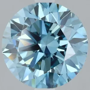 2.22 Carat Fancy Vivid Blue VVS2 ROUND Lab Diamond