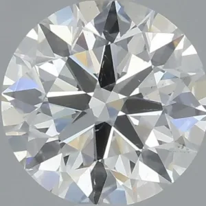 0.6 Carat Round H SI1 Natural Diamond