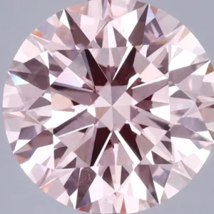 3.51 Carat Round Fancy Intense Pink VS2 Lab Diamond